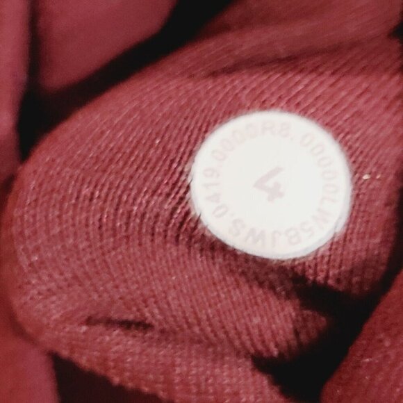 Lululemon Sz 4 Wunder Under High Rise Tight Garnet Full On Luon W5BJWS - Picture 9 of 9